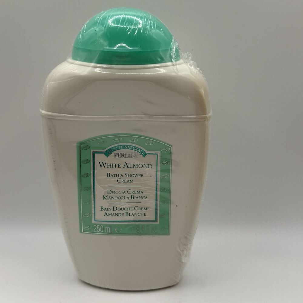 Perlier White Almond Bath & Shower Cream- Made in Italy 8.4 FL OZ‎ -NEW SEALED